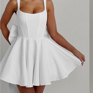Elegant White Dress - BabyBoo